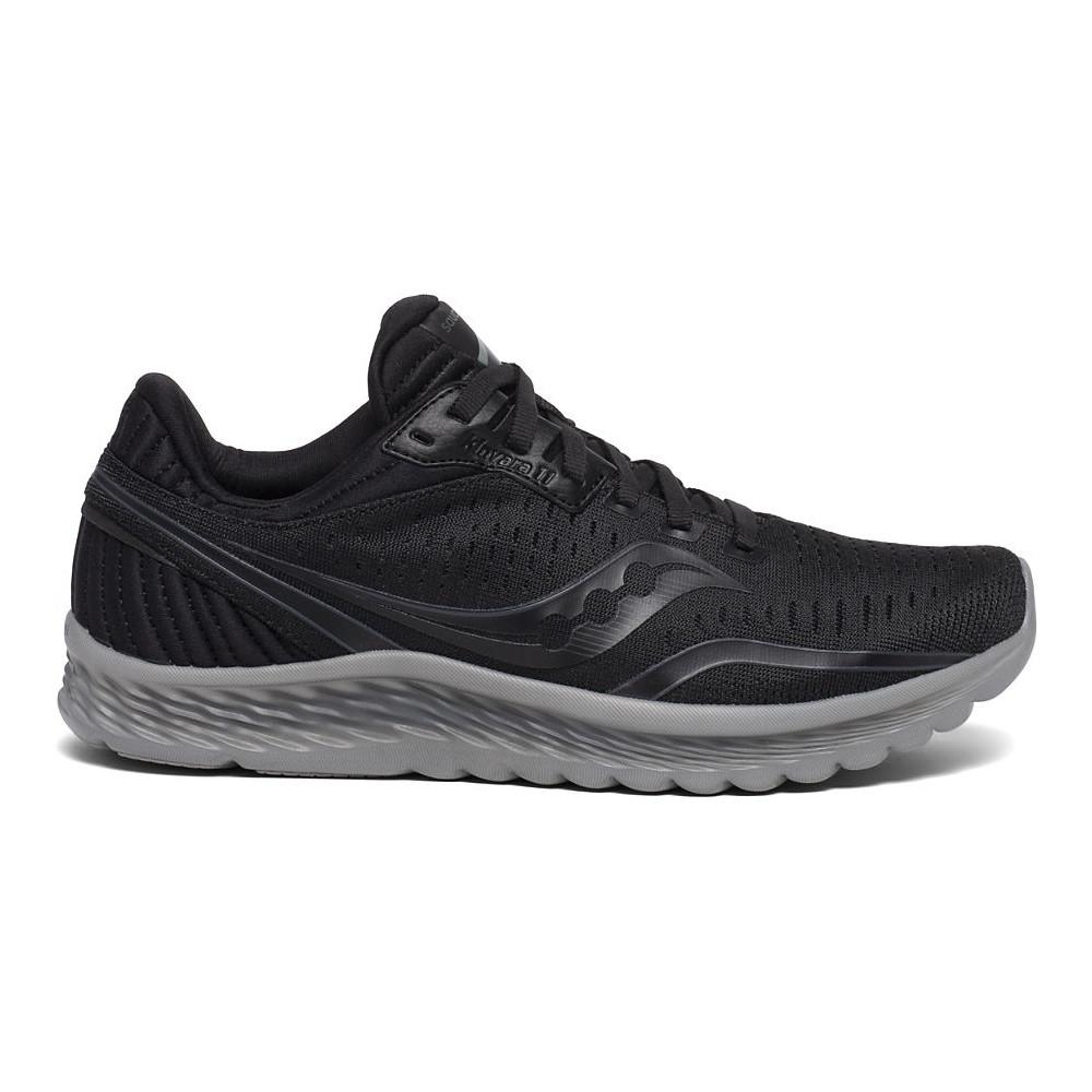 Women's Saucony Kinvara 11, Black, 8 Wide D Wide