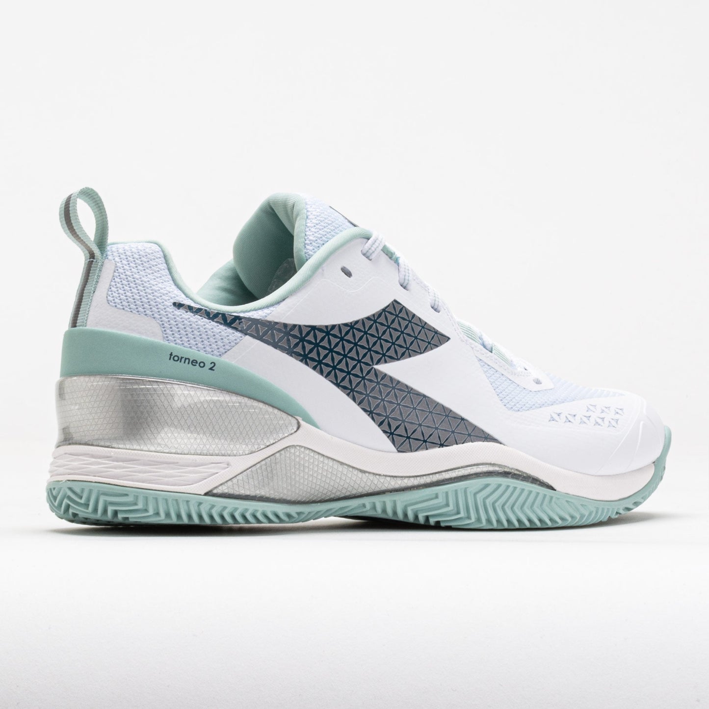 Diadora Blushield Torneo 2 Clay Women's White/Legion Blue/Surf Spray