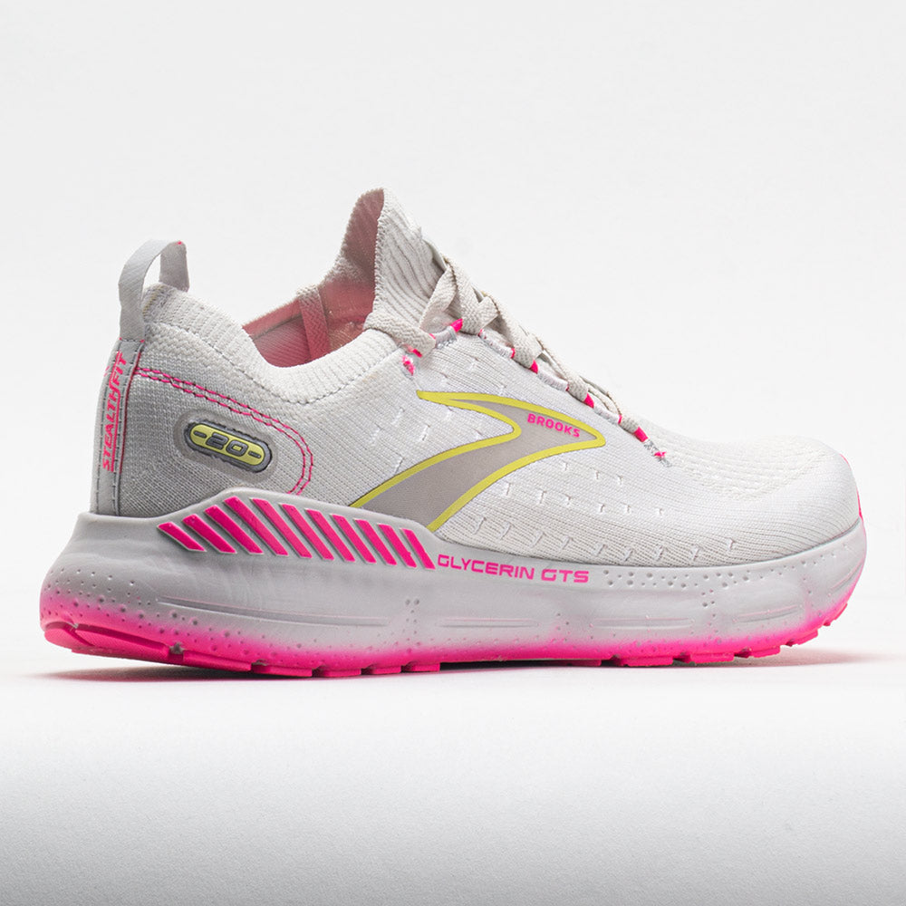 Brooks Glycerin StealthFit GTS 20 Women's Grey/Yellow/Pink