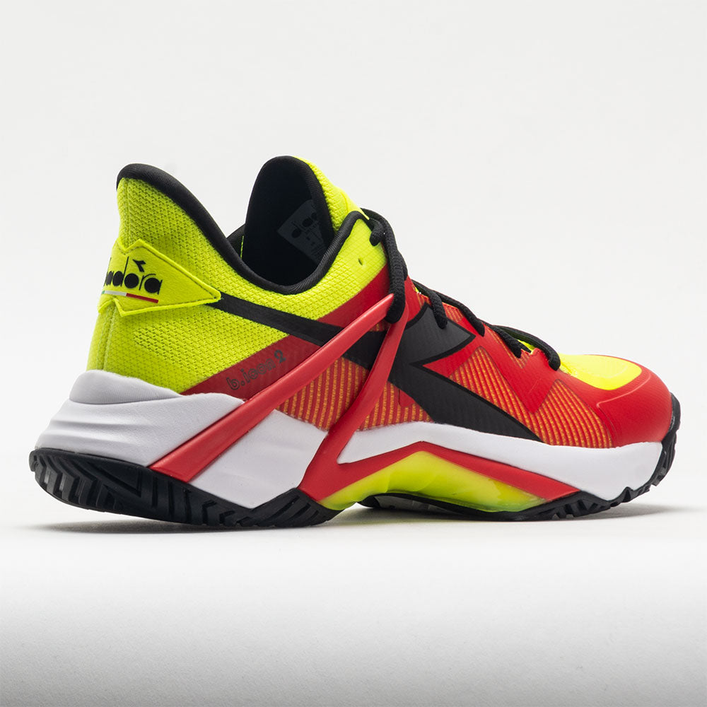 Diadora B.Icon 2 AG Men's Yellow Fluo/Black/Fiery Red