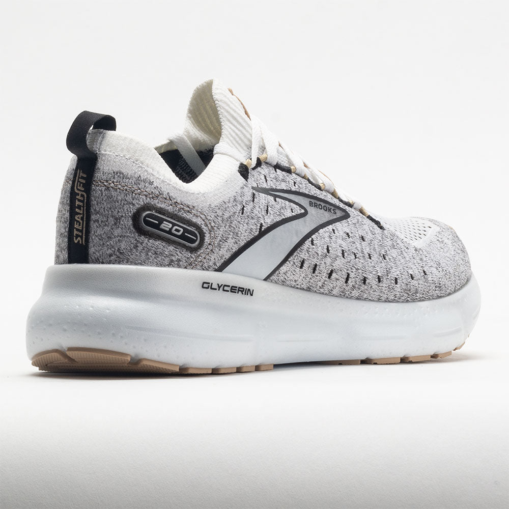 Brooks Glycerin StealthFit 20 Women's White/Black/Cream