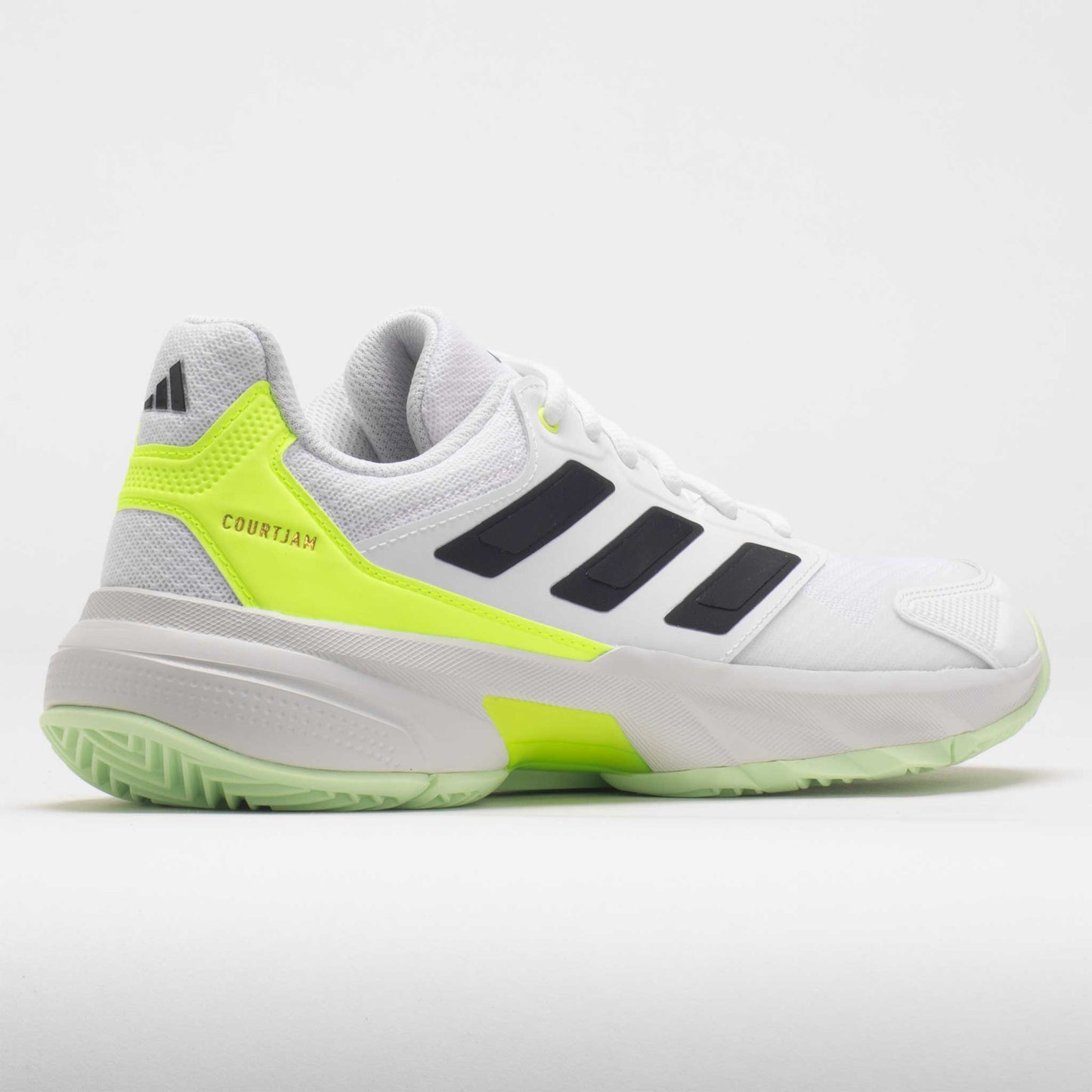 adidas CourtJam Control 3 Men's  White/Core Black/Lucid Lemon