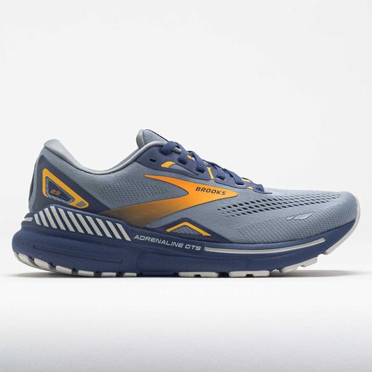 Brooks Adrenaline GTS 23 Men's  Grey/Crown Blue/Orange